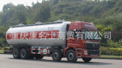 岷江YZQ5313GFL3粉粒物料运输车ISME345 30西安康明斯发动机