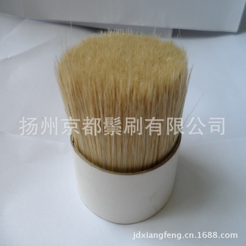 供应正宗重庆黑白花水煮猪鬃,漂白,染色猪鬃,成分为30分-90分