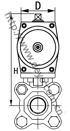 紡織品氣動球閥結構圖
