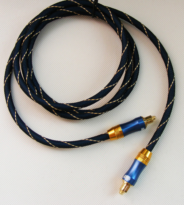 0线 数字光纤音频线 方对方接口 蓝色 10米