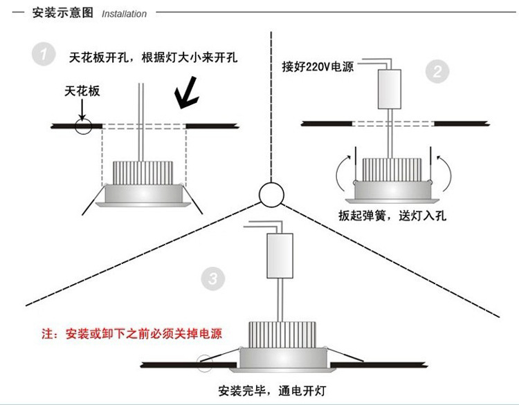 灯具接线图