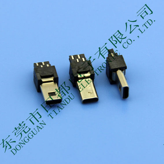 MINI USB 8P 公头 焊线式