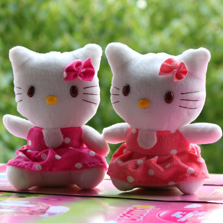 穿裙hello kitty毛绒玩具公仔 kt猫娃娃凯蒂猫 婚庆游戏儿童礼物