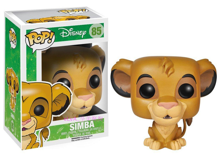 动漫手办批发 funko pop狮子王 辛巴 simba 手办模型摆件