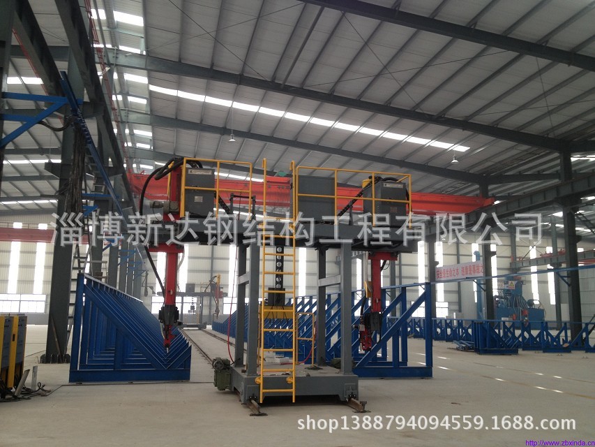 淄博新达钢结构公司 自建厂房车间