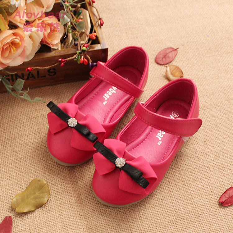 2014秋季新款女童单鞋韩版雕花甜美公主童鞋中童单鞋批发D03-60