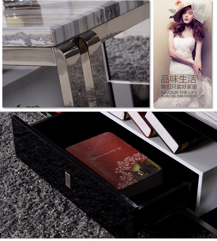 【佳优】高档家具    2014现代简约828茶几    专业生产