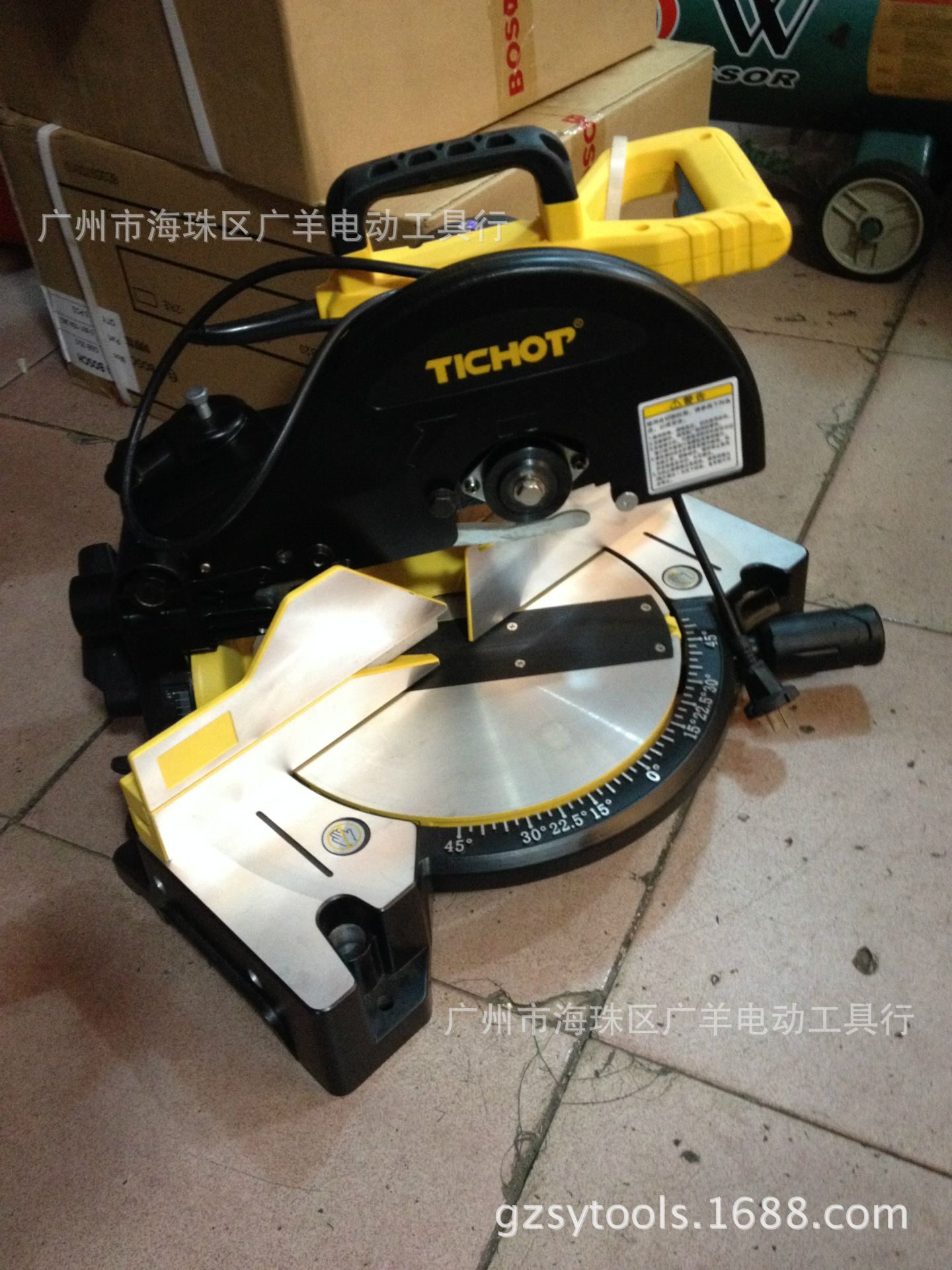 五金,工具 电动工具 型材切割机 > 供应铁成913高精度齿轮式介铝机 10