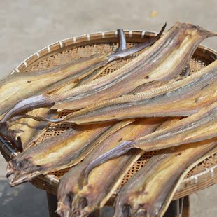 舟山特产东海海鲜干货 野生本地小鳗鱼干 船上晒制天然无添加
