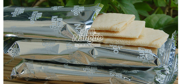 a海南特產 南國香蕉薄餅80g 椰子餅干 美味零食 批發(fā)