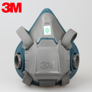 3m 6502高级硅胶防毒口罩 防尘面具 防pm2.5雾霾喷漆专用面罩主体