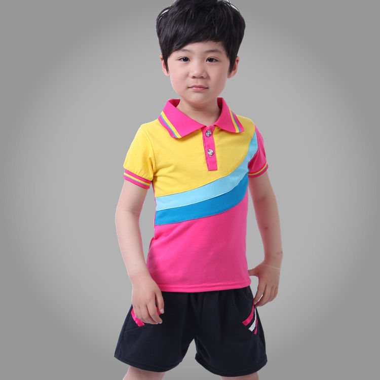 幼儿园园服儿童装夏装校服小学生班服短袖运动套装夏季演出服定制