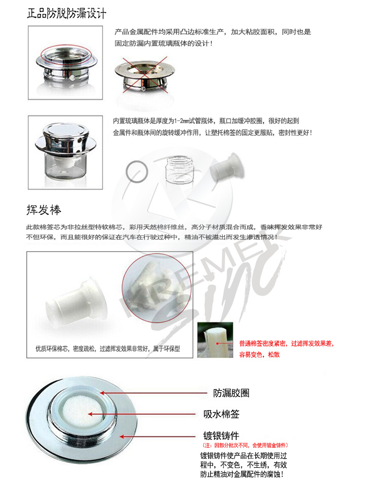 双面玲珑水晶香水座