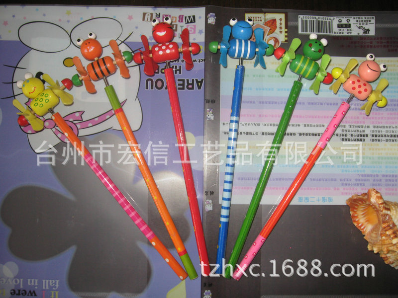 生产销售顶头人铅笔,HX-2288铅笔,造型文具笔