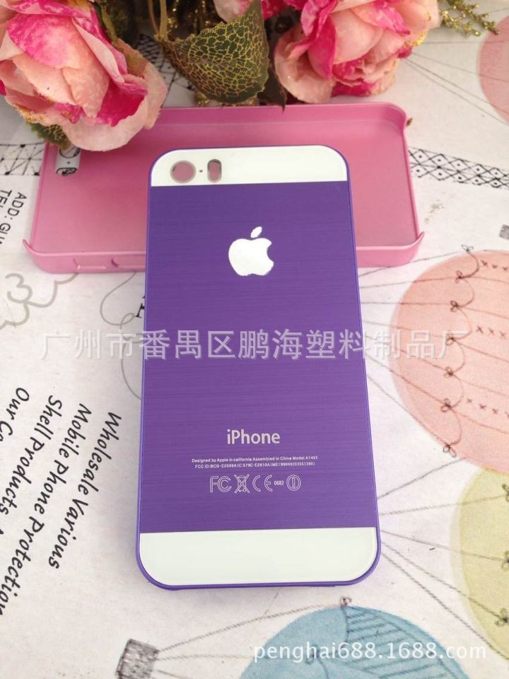 iphone5双色亚克力手机保护壳 防刮花镜面手机