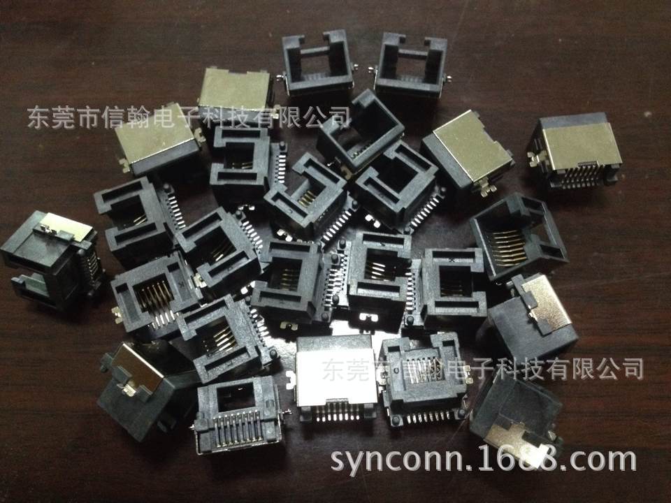 RJ45沉板母頭