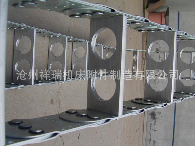 热销耐麿不锈钢拖链 穿线钢制拖链