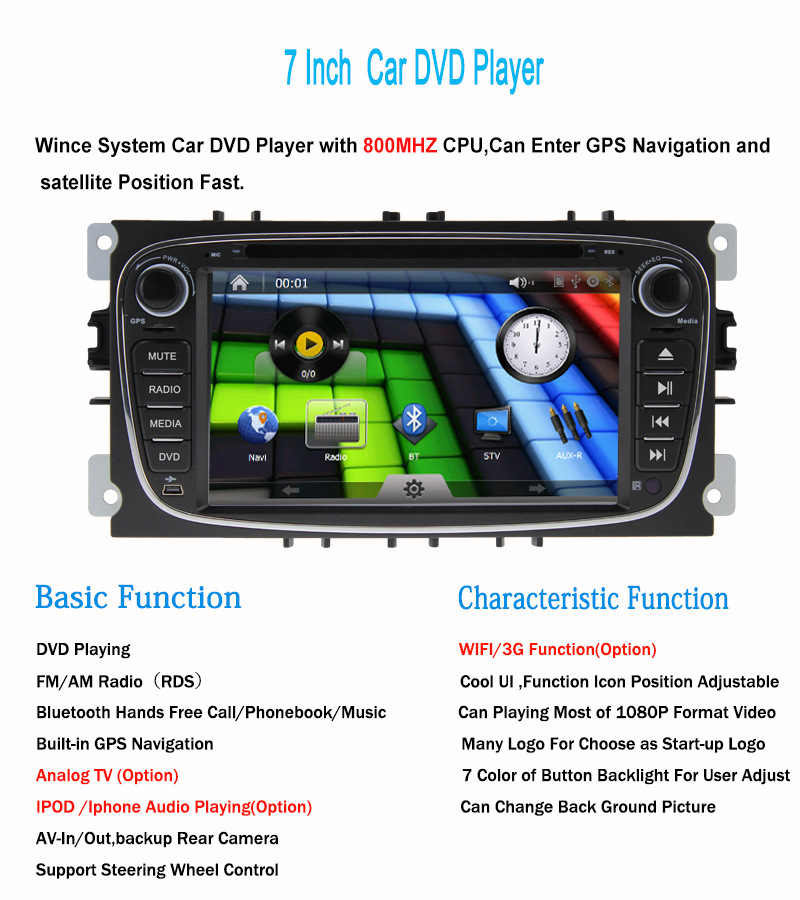 8628MX黑 福特蒙迪欧专用车载导航