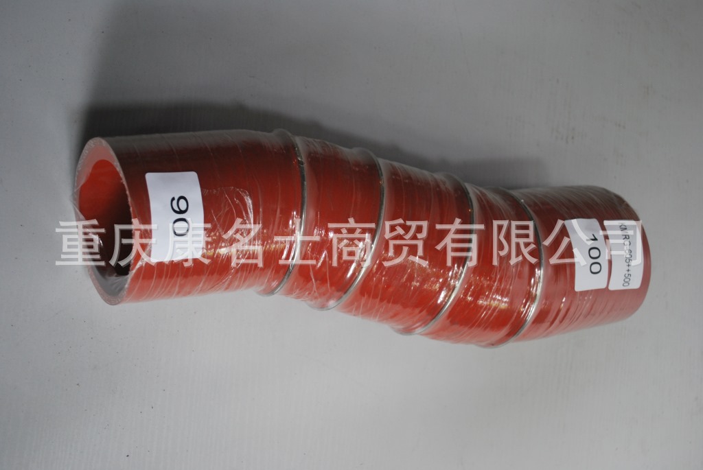 散热器胶管KMRG-605++500-变径胶管内径90变100XL410XL380XH160XH170内径90变100X硅胶管 生产,红色钢丝4凸缘4Z字内径90变100XL410XL380XH160XH170-1