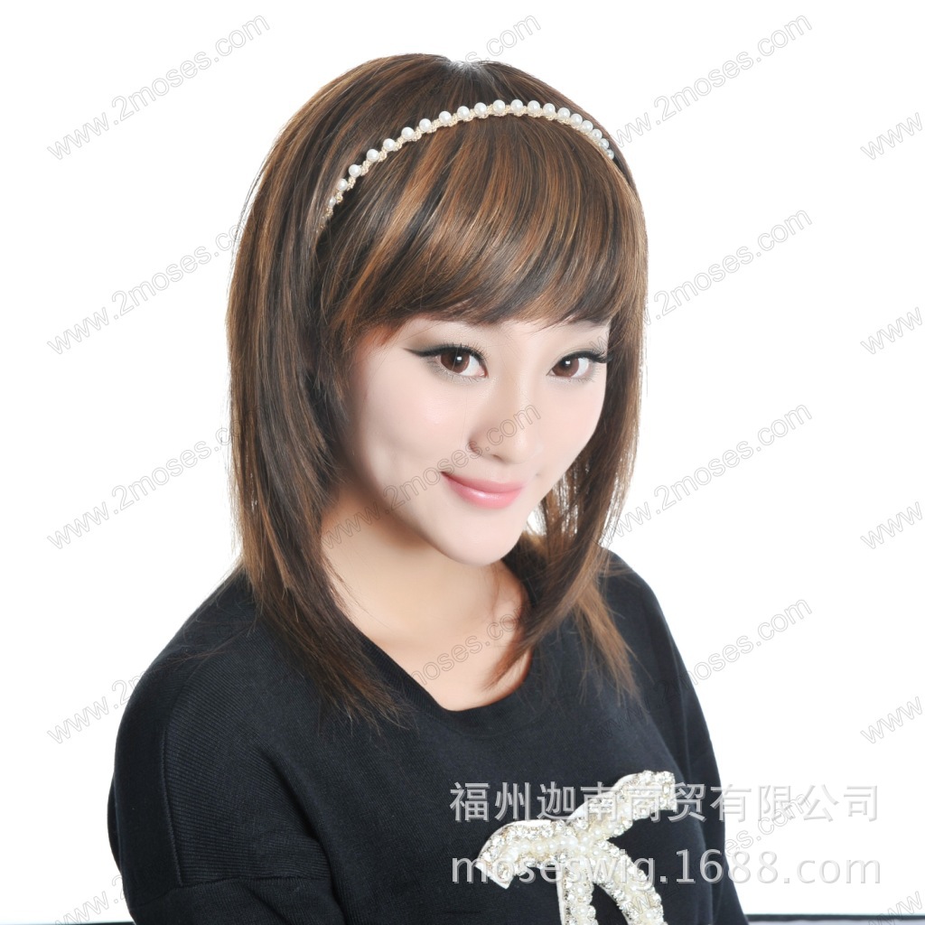 2014新款 厂家直销 100%真人发 人发批发 假发 批发 真人假发