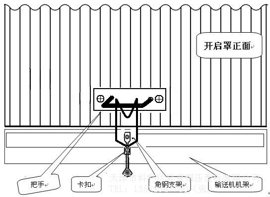 开启罩示意图