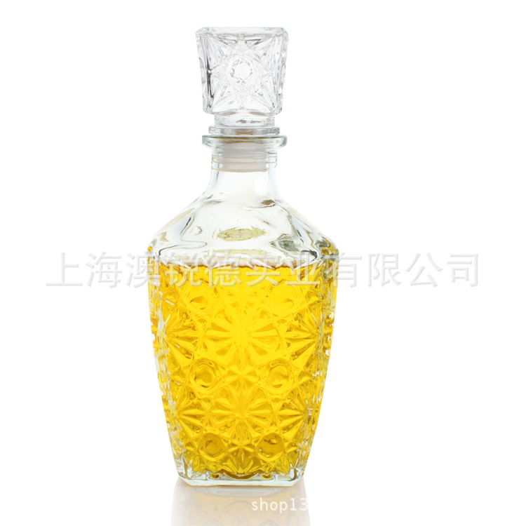 玻璃瓶高档红酒瓶 玻璃储酒器密封泡酒瓶葡萄酒自酿容器XXXX