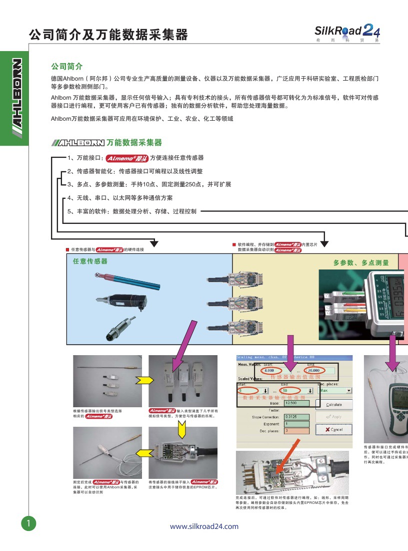 2，ahlborn公司简介及数据采集系统