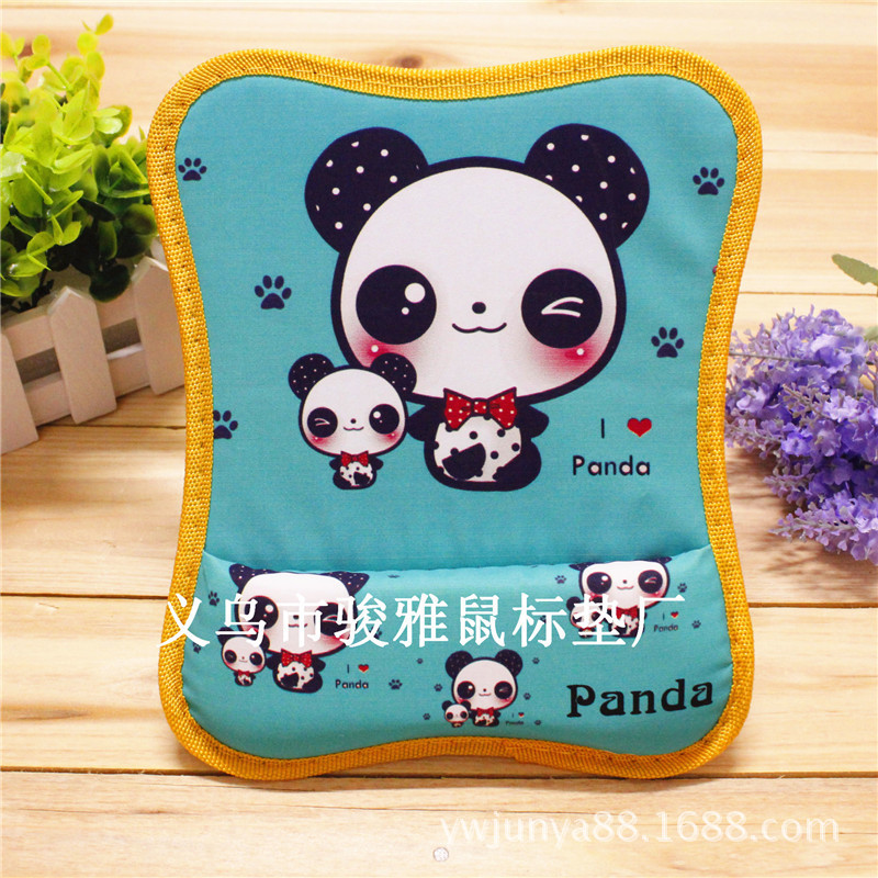 Cartoon fabric wrist mouse pads