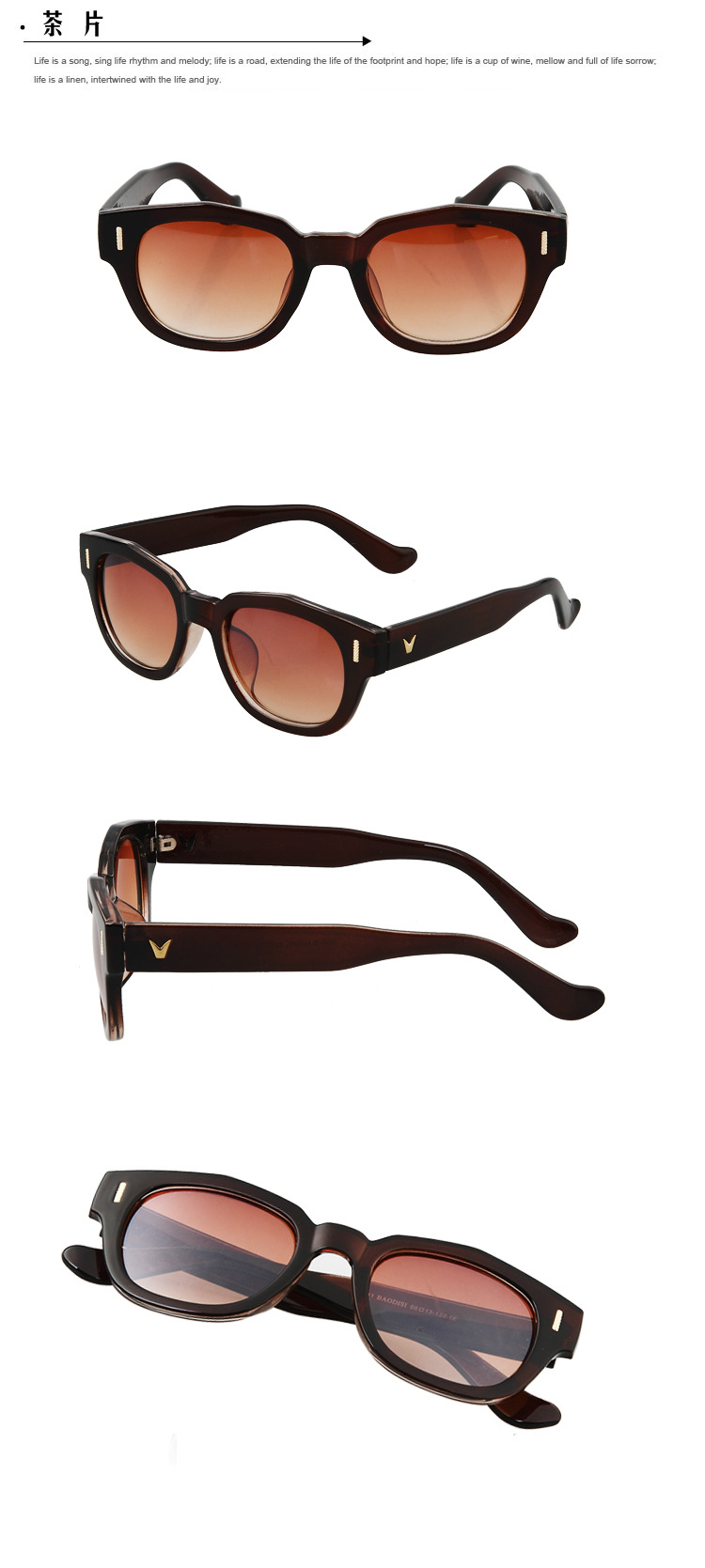 厂家批发爆款小框男女太阳镜 时尚达人百搭墨镜 潮流5041太阳镜