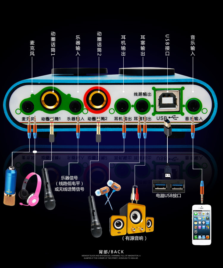 北蓝鼠kx-2传奇版外置声卡 usb外置声卡 声卡k歌喊麦 正品特卖