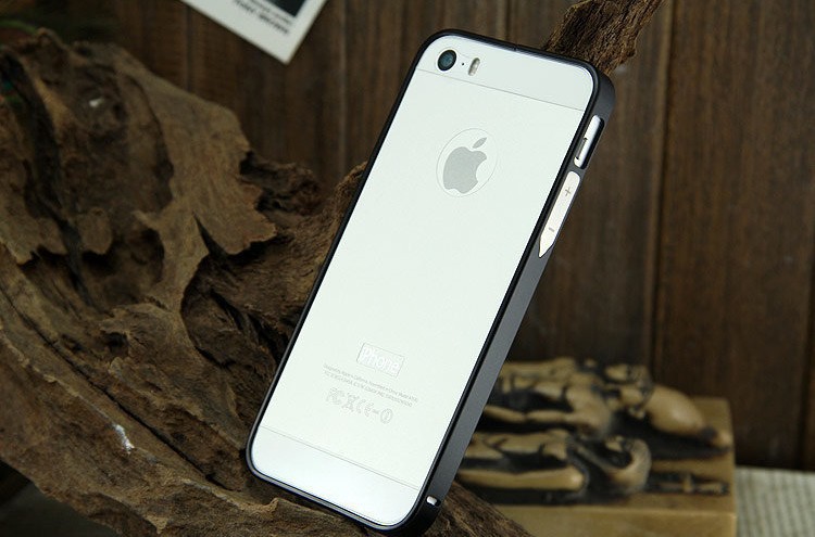 苹果5s金属边框iphone4s保护套0.7超薄边框 带按键免螺丝手机壳