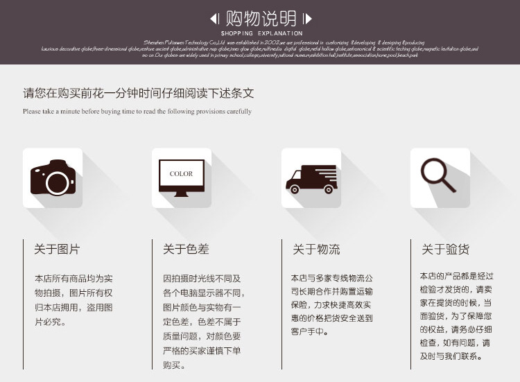 购物说明