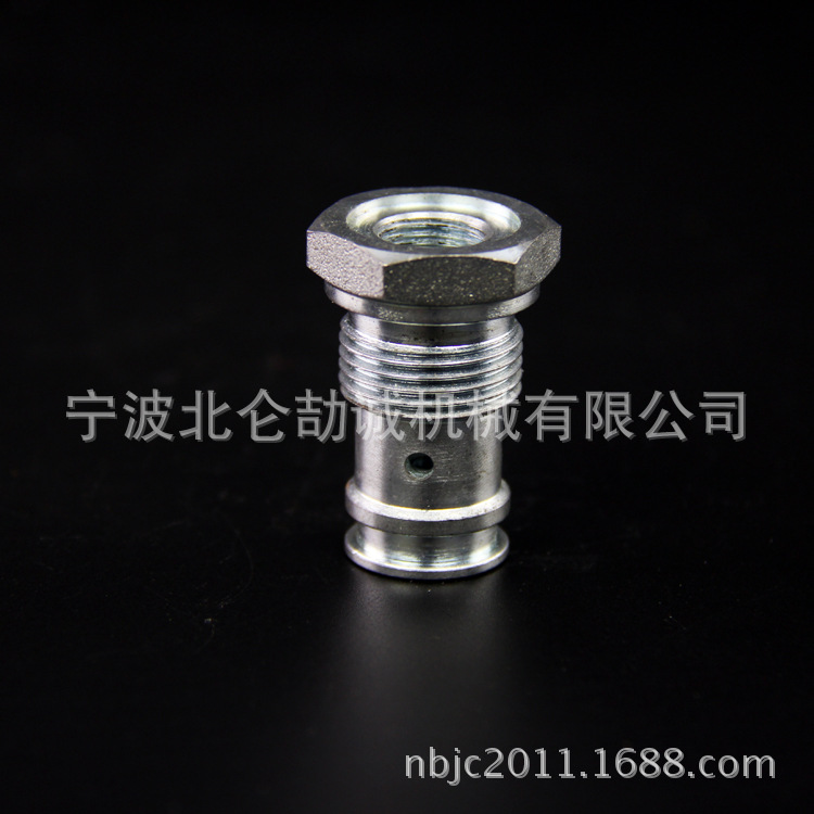 数控车床精密加工液压元件五金配件来图来样可定制非标五金件加工