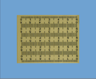 透明不乾膠比例尺（6cm）SYWZ33-T6