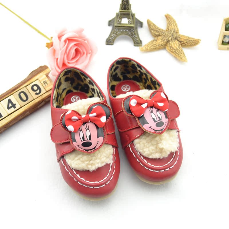 2014秋季新款韩版童鞋批发 米奇老鼠女童单鞋休闲儿童公主鞋