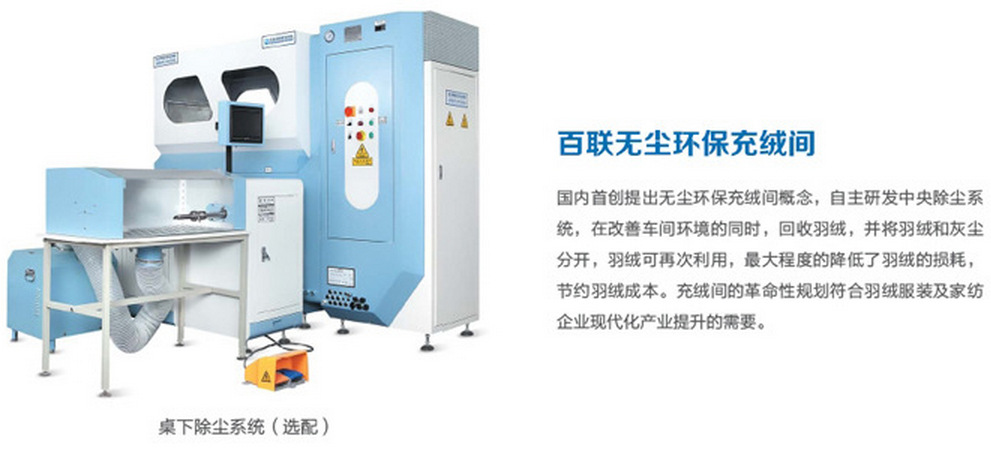 推荐 百联106bmini机型充绒机 全自动羽绒充绒机 高效充绒机图片_6