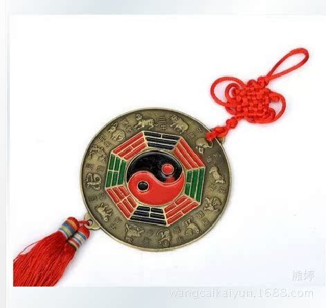 开光八卦镜 阴阳镜 太极镜 凸镜 十二生肖 镇宅辟邪化煞铜镜批发