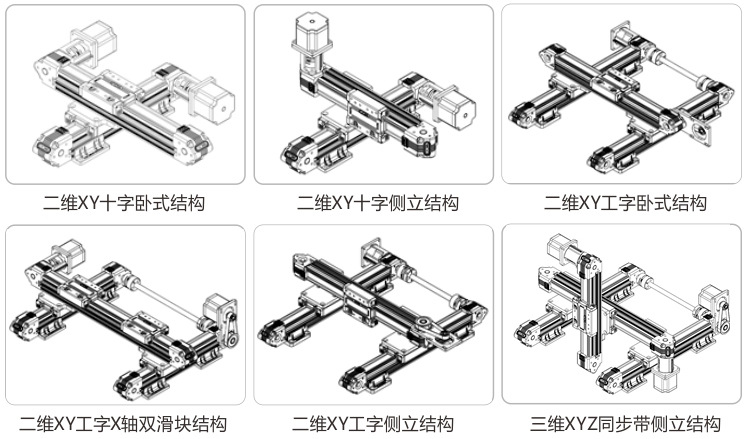 CCM 同步带直线滑台导轨模组