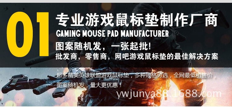 Gaming mouse pad