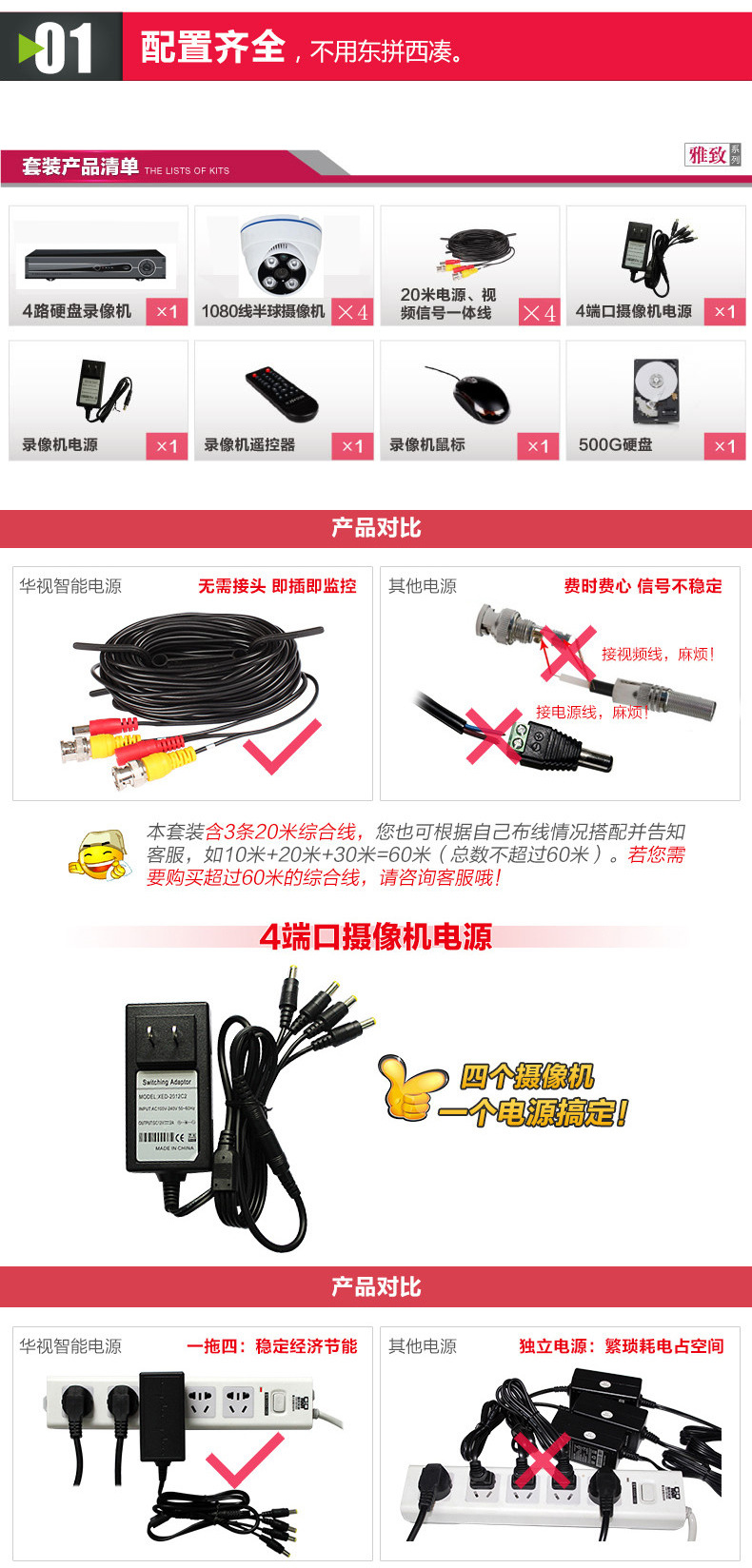 4路半球版本_(白殼藍條4燈)