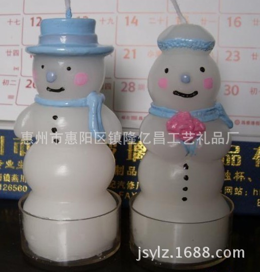 雪人蠟燭