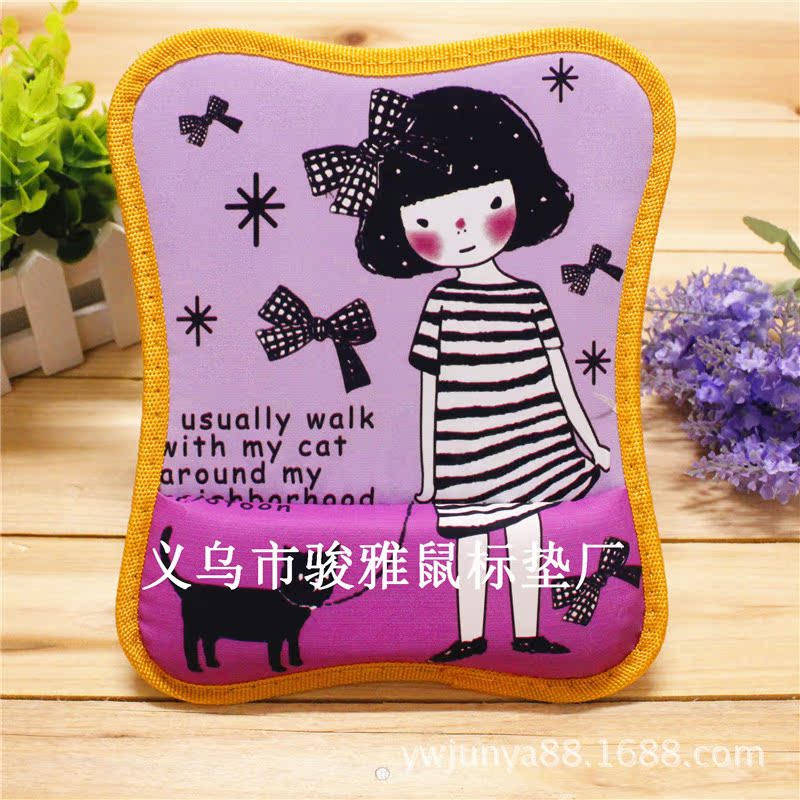 Cartoon fabric wrist mouse pads