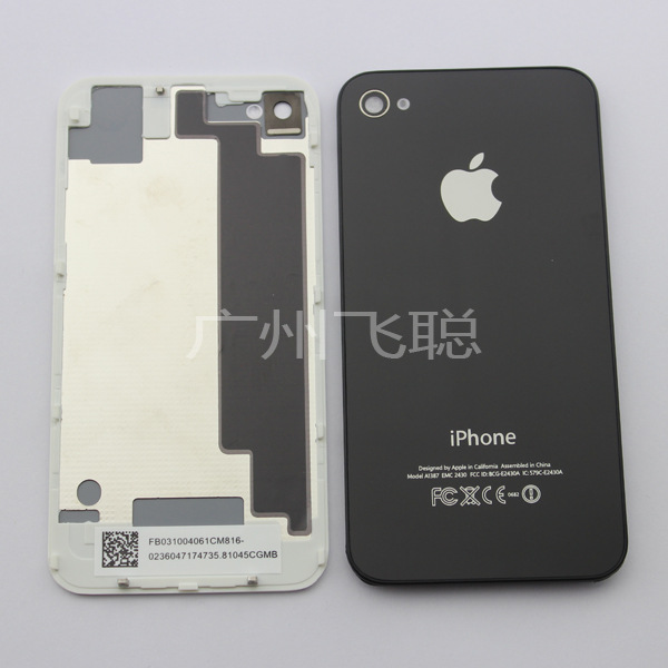 苹果iphone4s后盖 iphone4s电池后盖 钢化玻璃后盖 苹果后盖