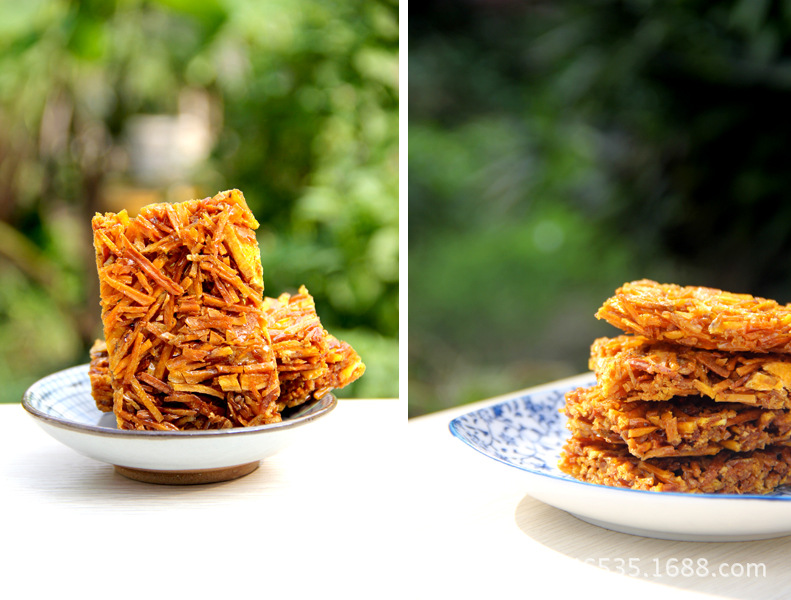 四川眉山500g四川特产传统美食零食 眉山苕丝糖红薯苕酥米花糖沙琪玛