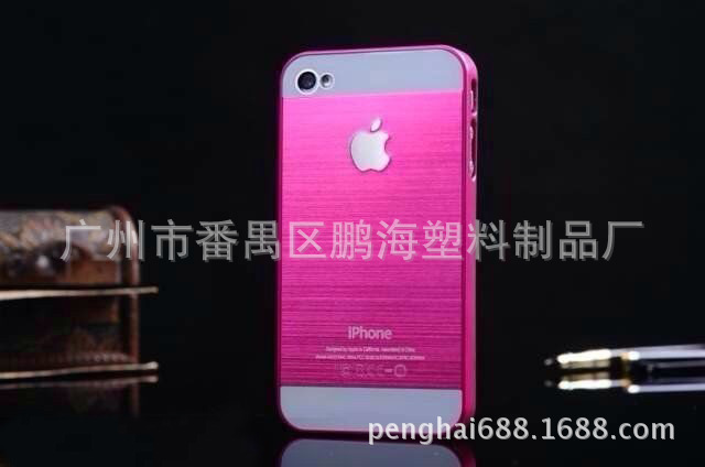 iphone5双色亚克力手机保护壳 防刮花镜面手机