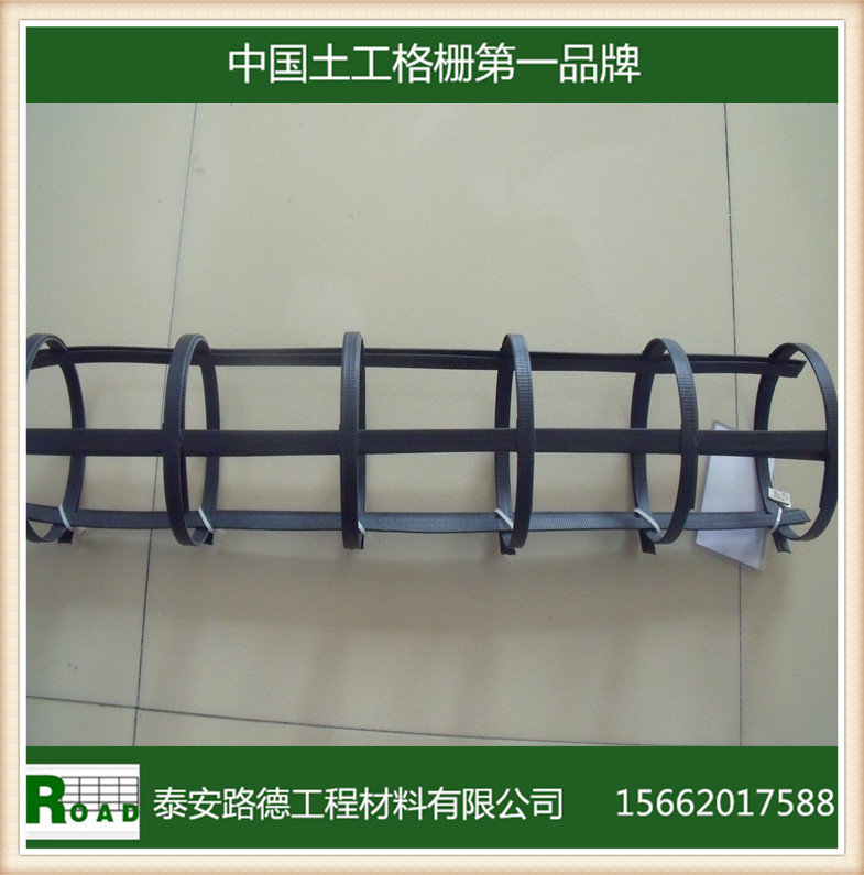 双向塑料粘焊土工格栅,路基加筋用PP塑料粘焊土工格栅