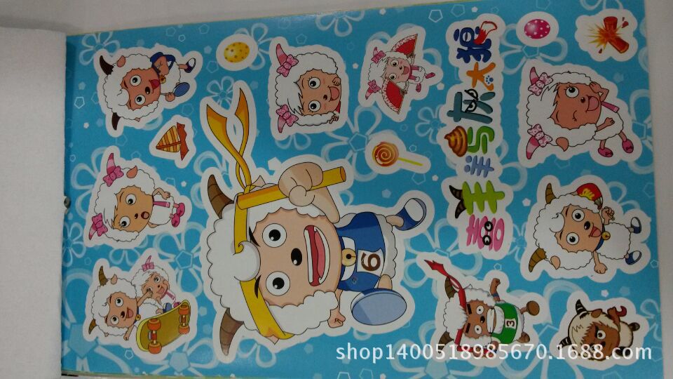 AD贴画本儿童奖励贴 卡通人物 益智玩具 厂家热销 -价格,厂家,图