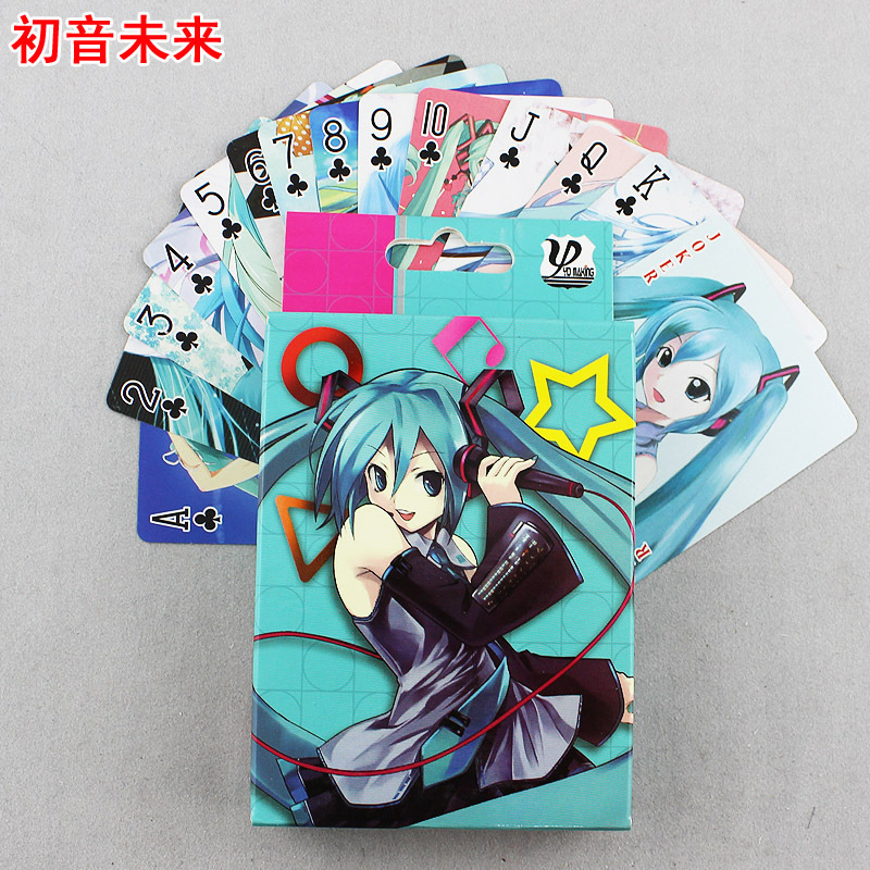 动漫扑克牌 初音未来扑克牌纸牌 动漫周边扑克牌