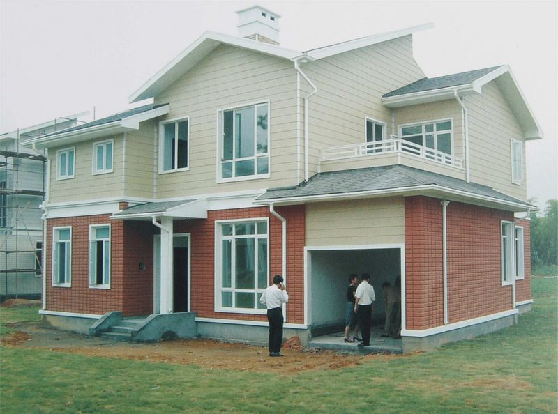 大力推出精美,舒适,实用型轻钢别墅住宅:结构稳定,抗震性强