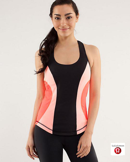 Cardio kick tank 黑色+粉色+橘色 49（1